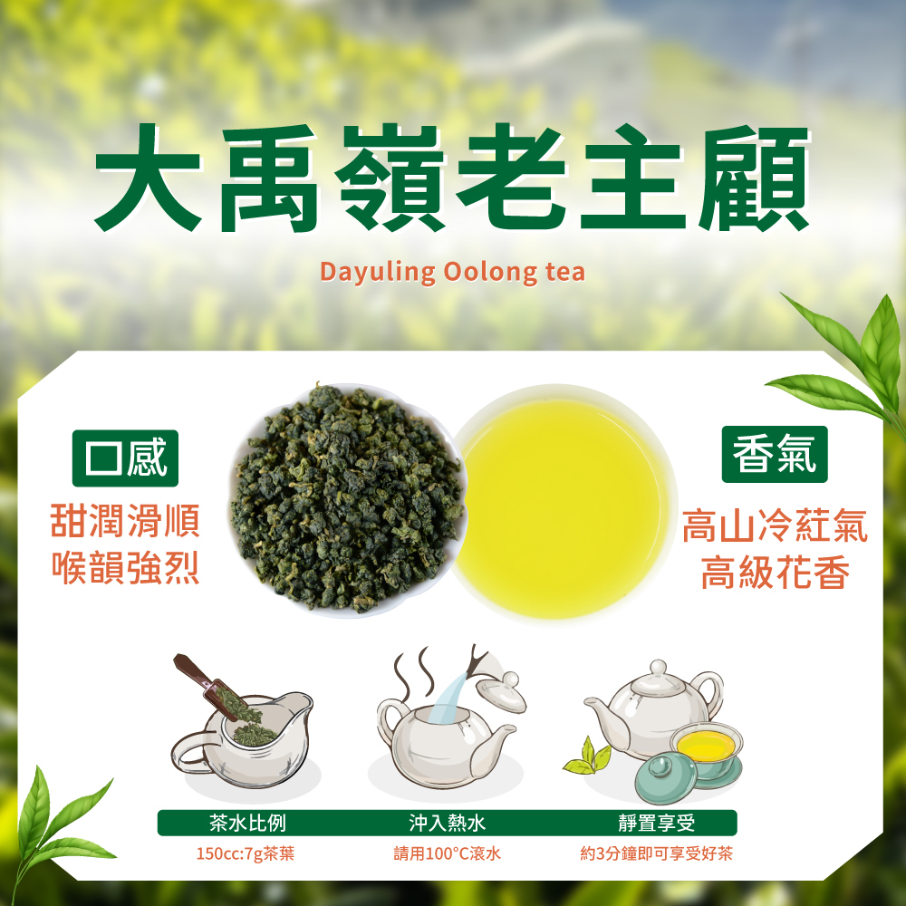 【2026春季茶農】大禹嶺老主顧茶｜馥郁冷冽花香、山葒霸氣再現