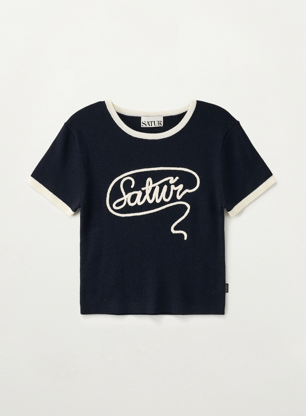 【直播】SATUR LX060425 女裝針織短袖上衣（SA262WKT05）