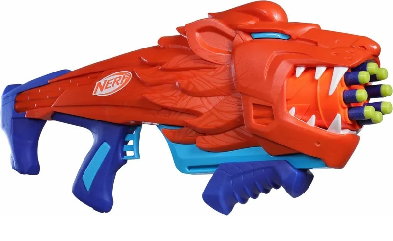 【玩具研究中心】孩之寶 NERF 憤怒獅吼射擊器