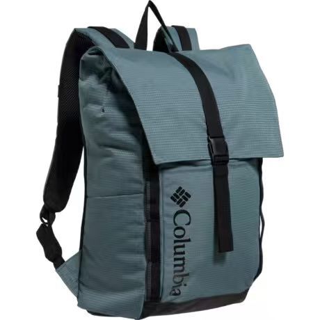 【預購】Columbia H060413 戶外機能防水捲頂雙肩包（霧霾藍）
