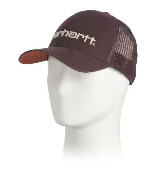 【預購】CARHARTT H060417 經典電繡標網帽（紅色）