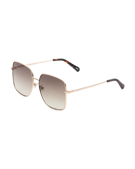 【預購】FOSSIL H060419 金屬方框太陽鏡