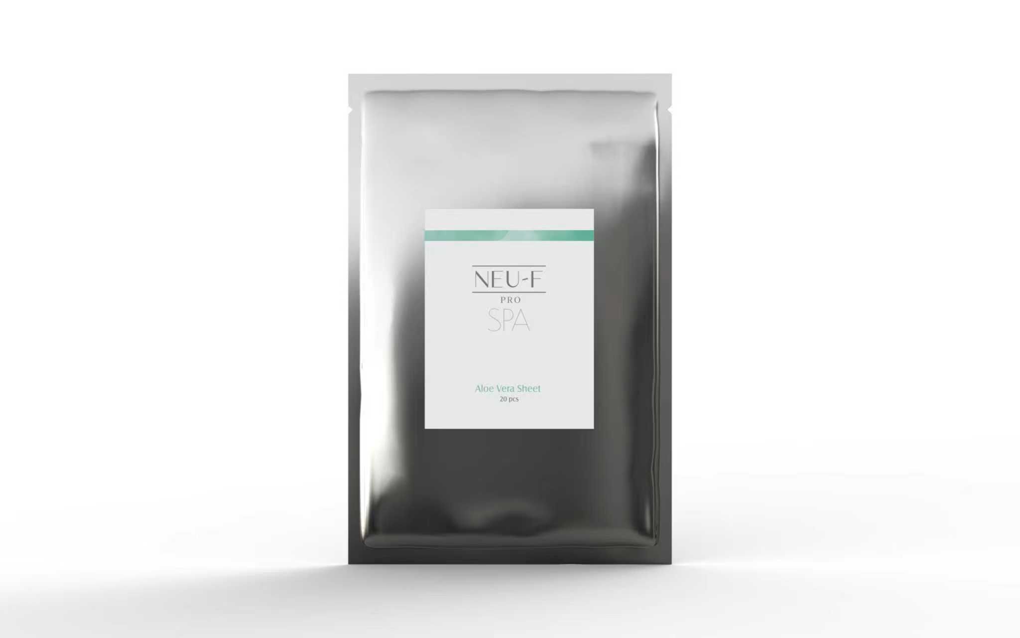 （預購-貨期8月出貨）Neu-F PRO SPA Aloe Vera Sheet 蘆薈面膜紙 20片裝