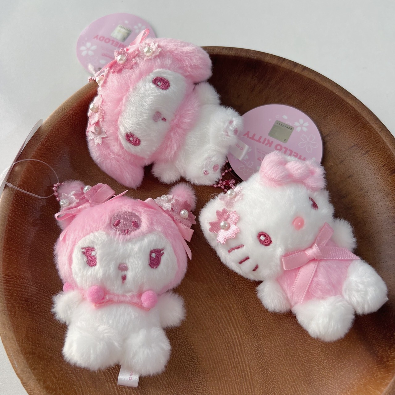 三麗鷗粉色櫻花系吊飾 SANRIO