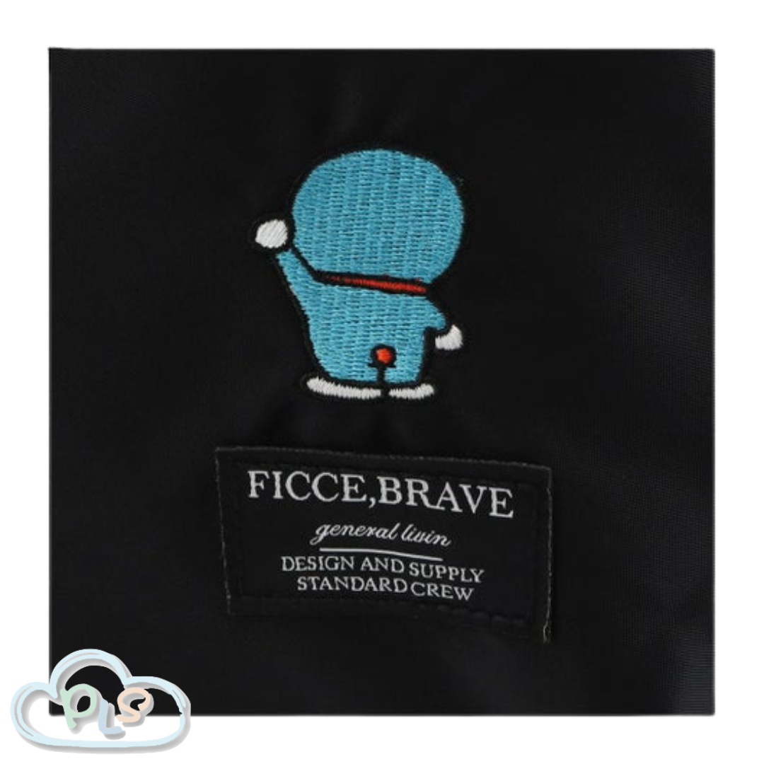 Air Cell 氣囊肩帶 背包 F-646 多啦A夢 FICCE BRAVE 黑加灰 2-Tone #29230-1