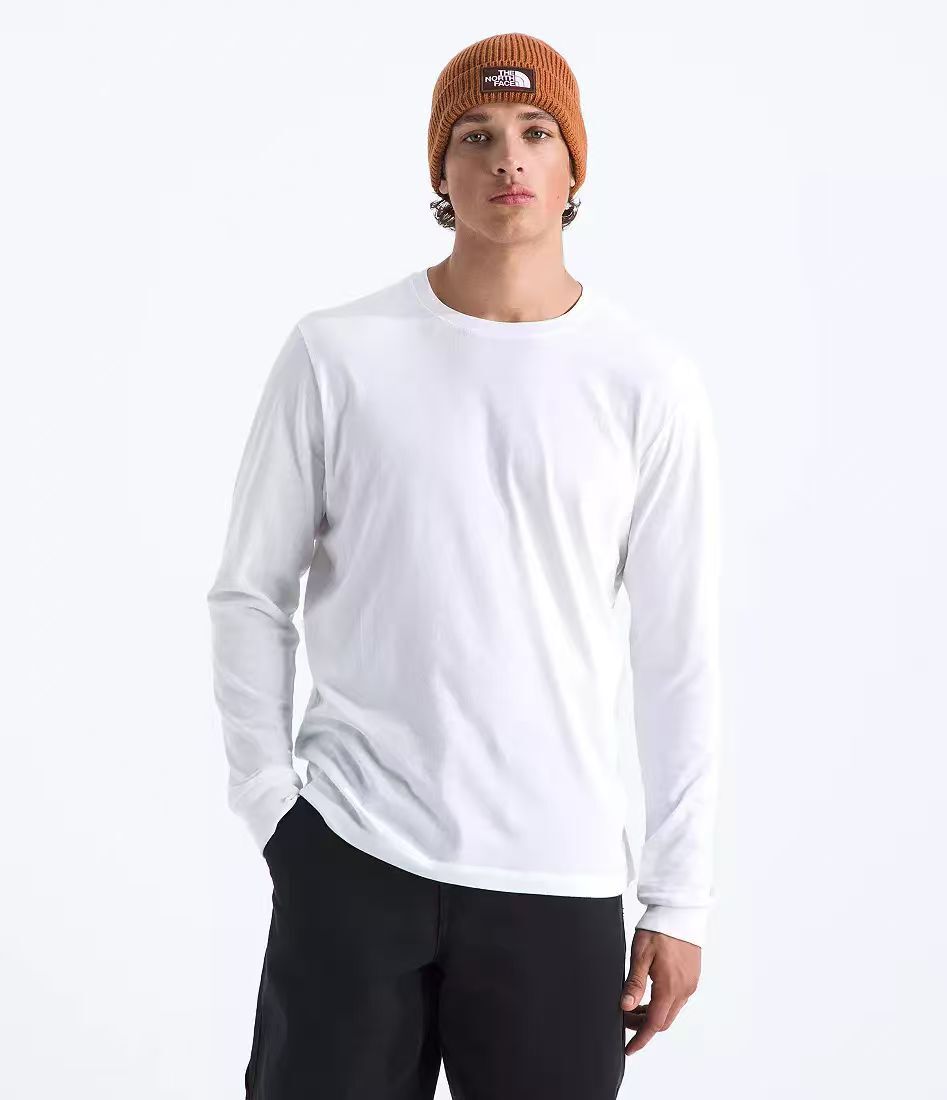 【預購】THE NORTH FACE H060424 男款休閒長袖上衣（白色）