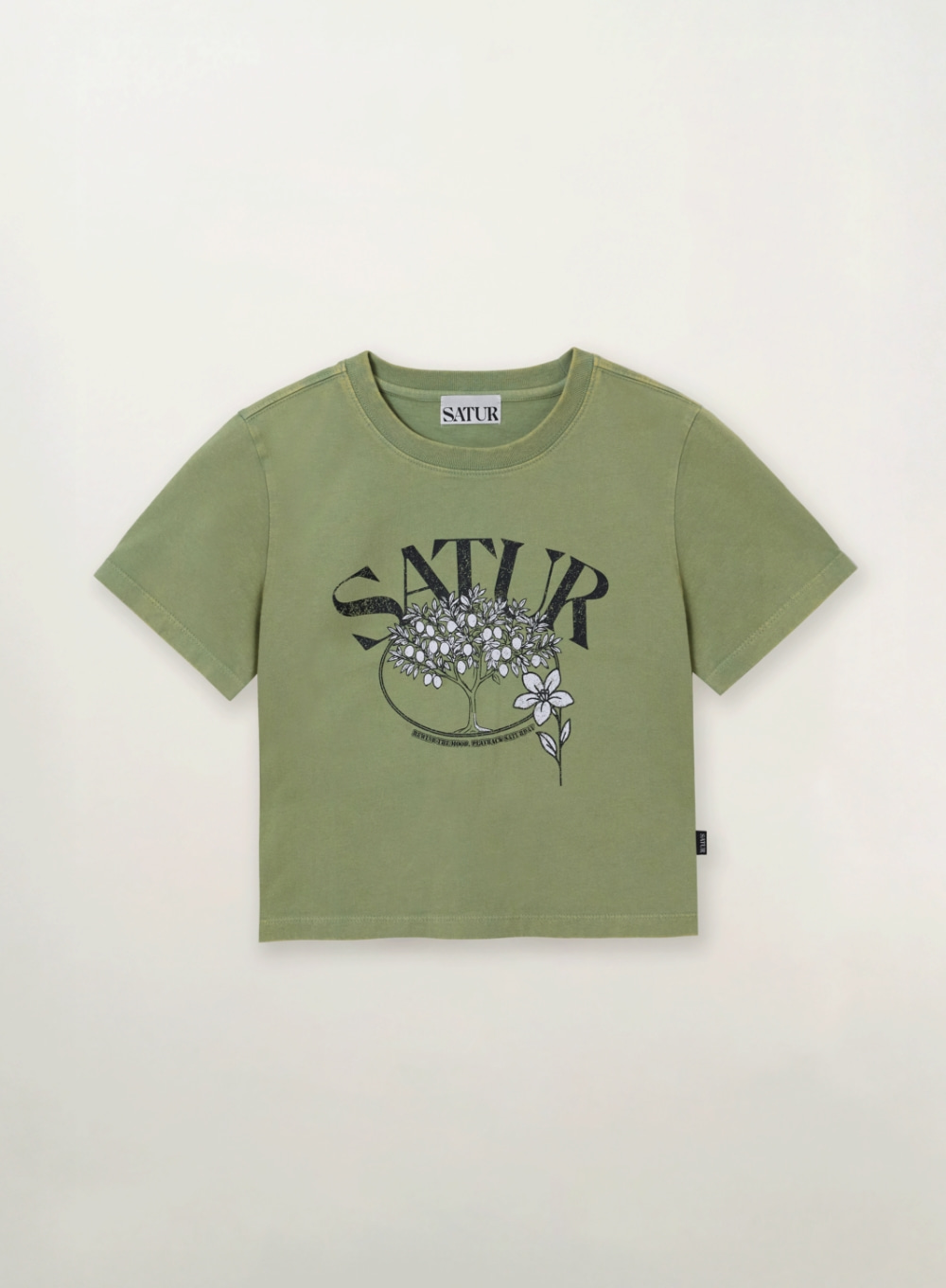 【直播】SATUR LX060434 女裝印花短袖上衣（SA262WTS16）