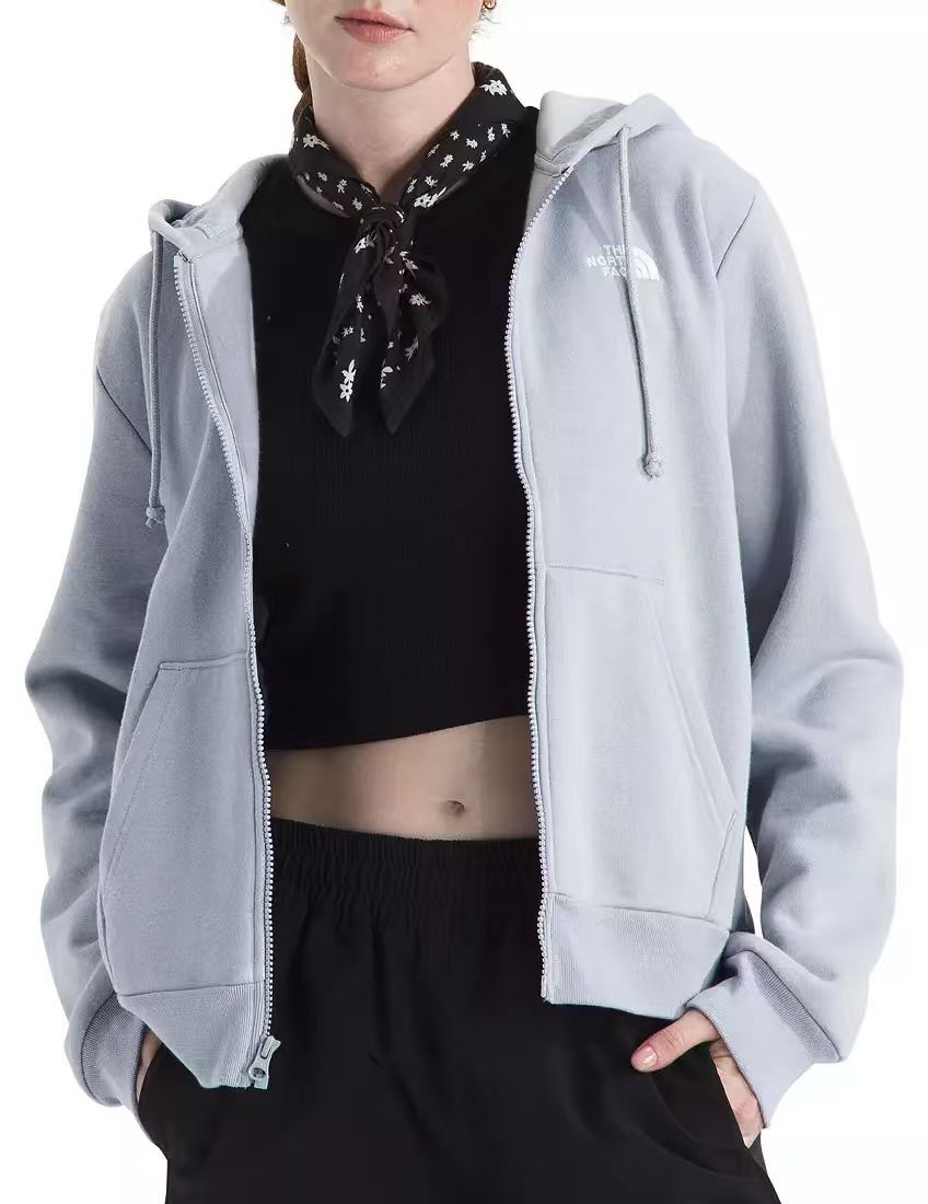【預購】THE NORTH FACE H060425 女裝連帽拉鍊外套（灰色）