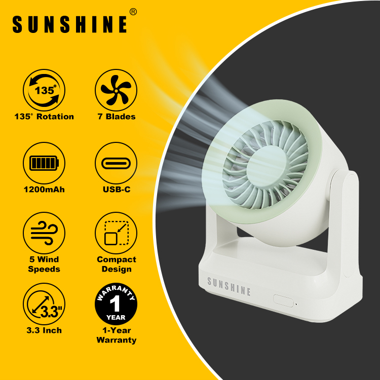 Lightweight Mini Desk Fan FAN-03