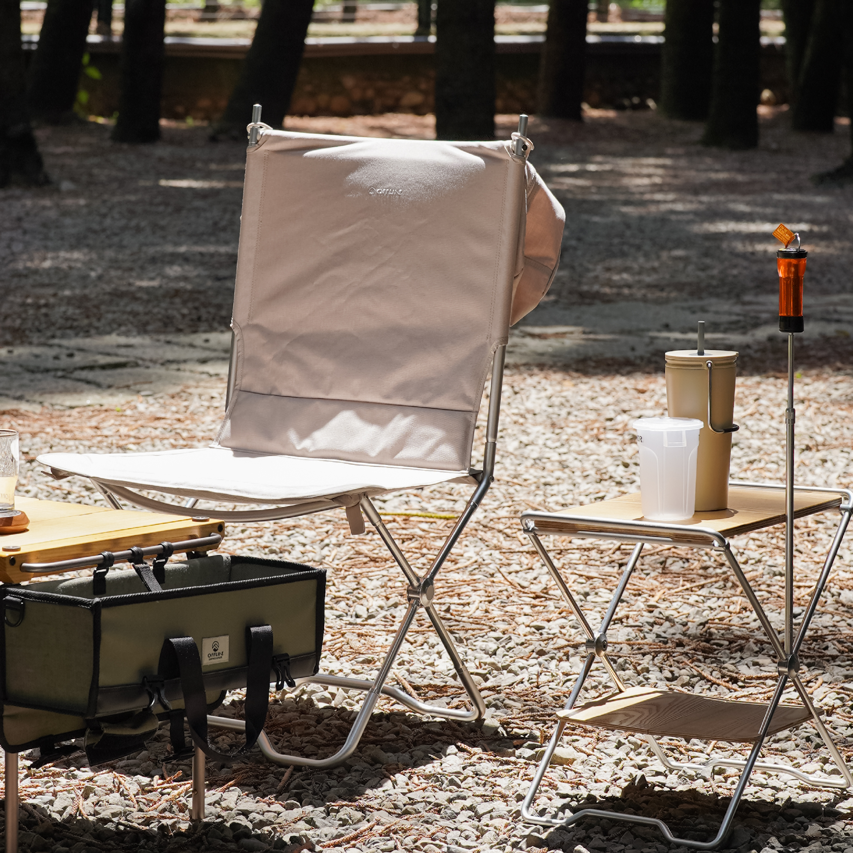 OFFLINE Chair Silver Grey