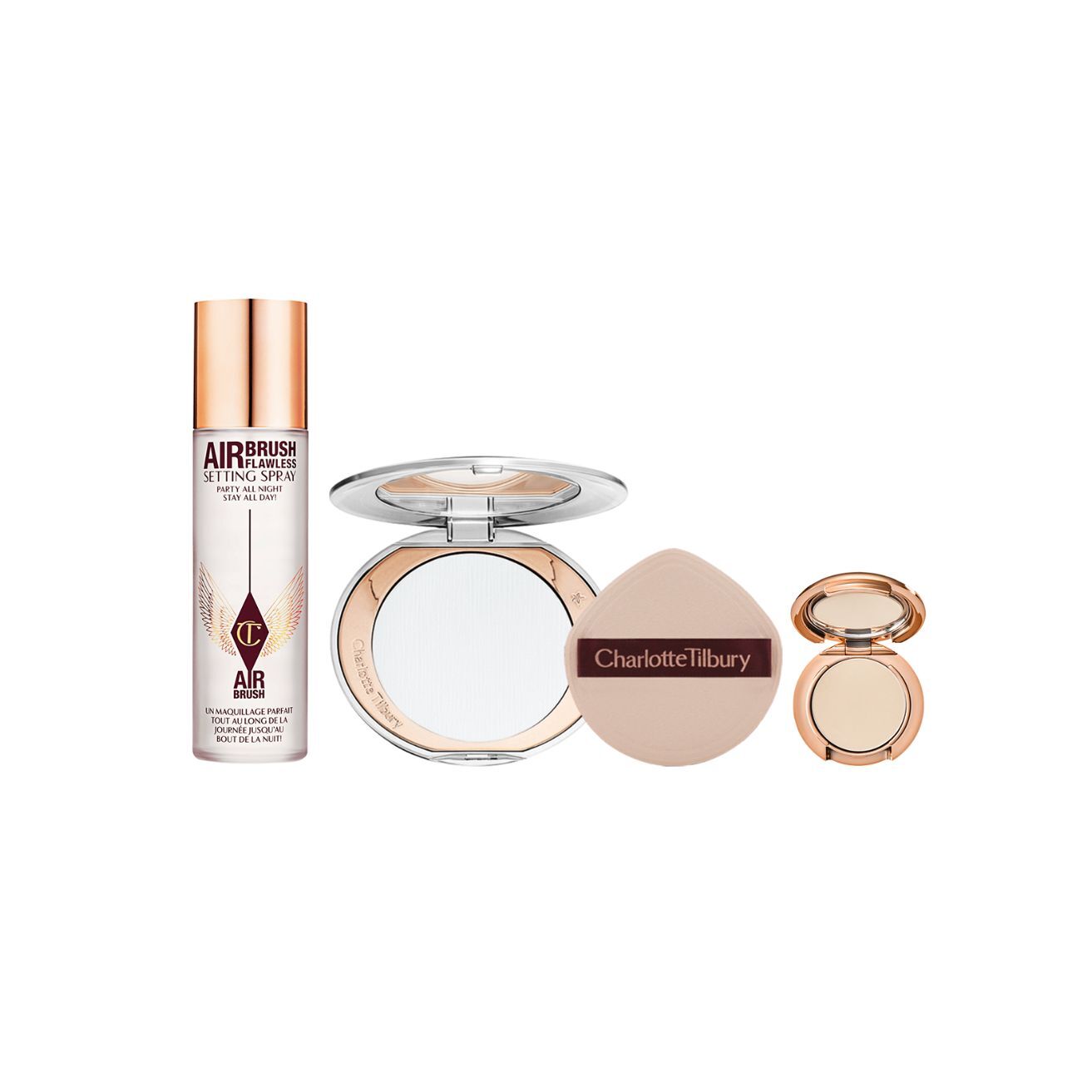 CHARLOTTE TILBURY 輕盈無瑕定妝套裝
