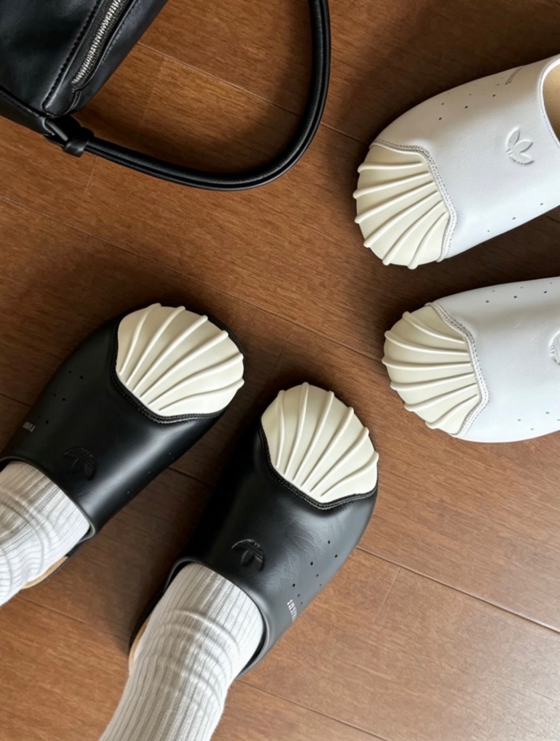 〈阿迪最新款⭐〉Adidas Originals Adimule Superstar 復古雙色穆勒鞋