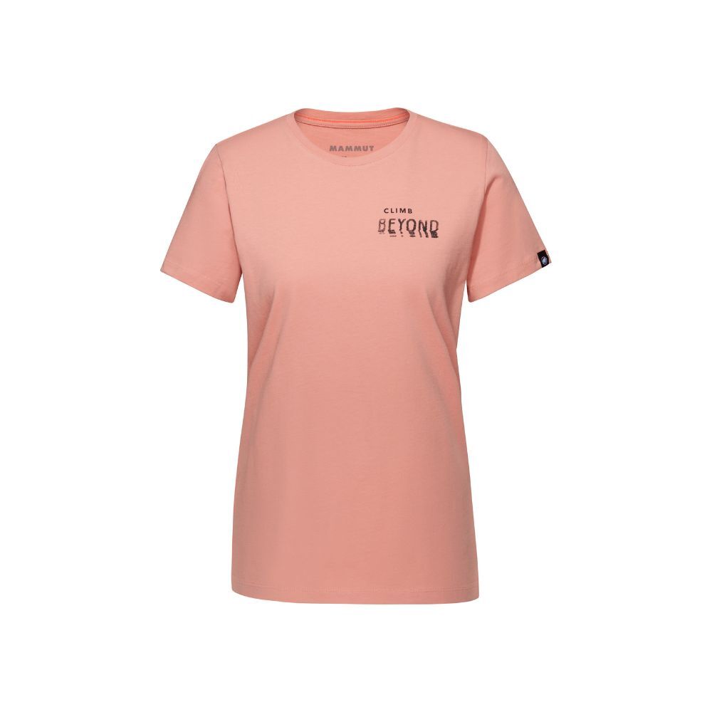 Mammut T-shirt/女 Massone T-Shirt Dreaming 石英粉 (M1017052423770)