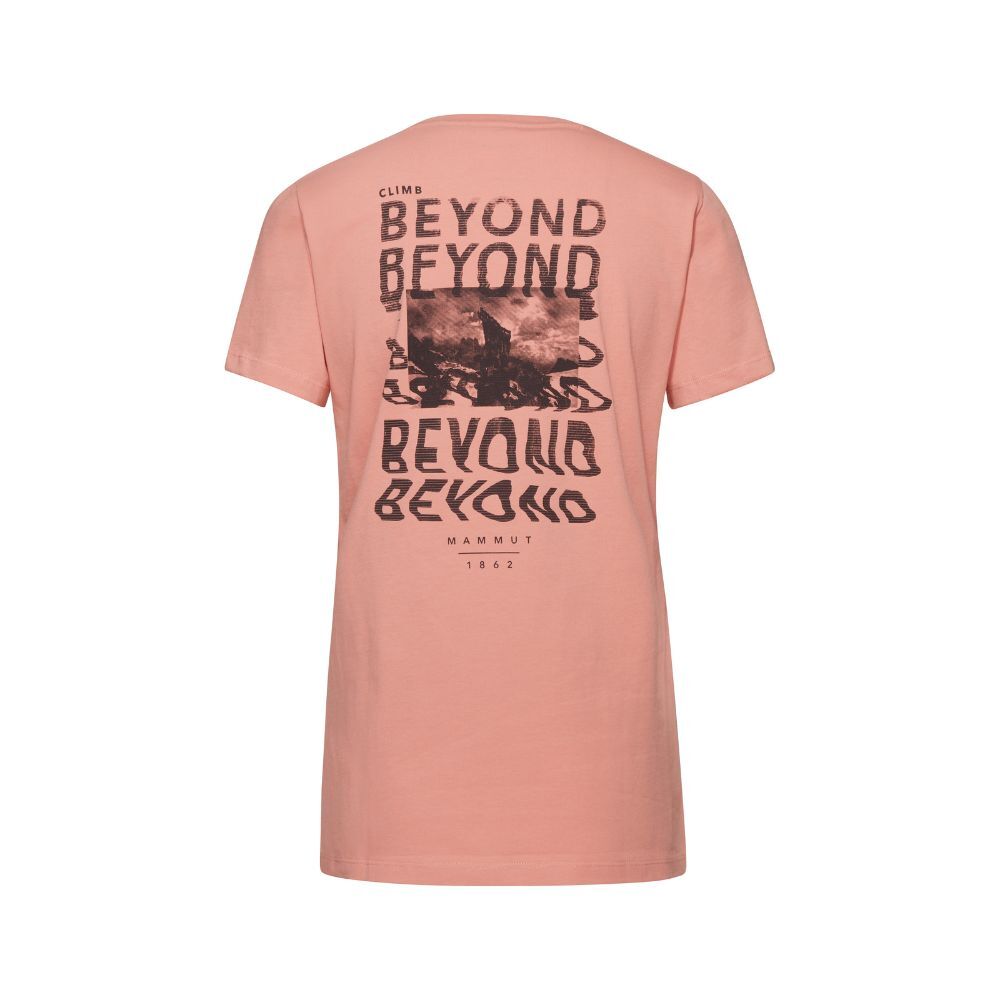 Mammut T-shirt/女 Massone T-Shirt Dreaming 石英粉 (M1017052423770)