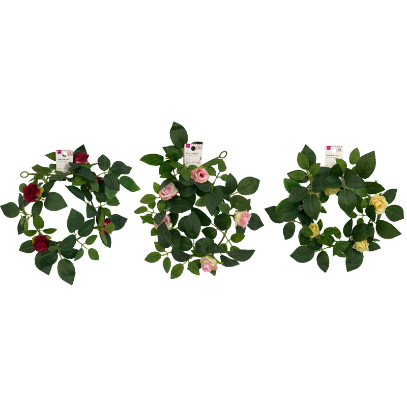 仿真裝飾花圈/玫瑰花藤
