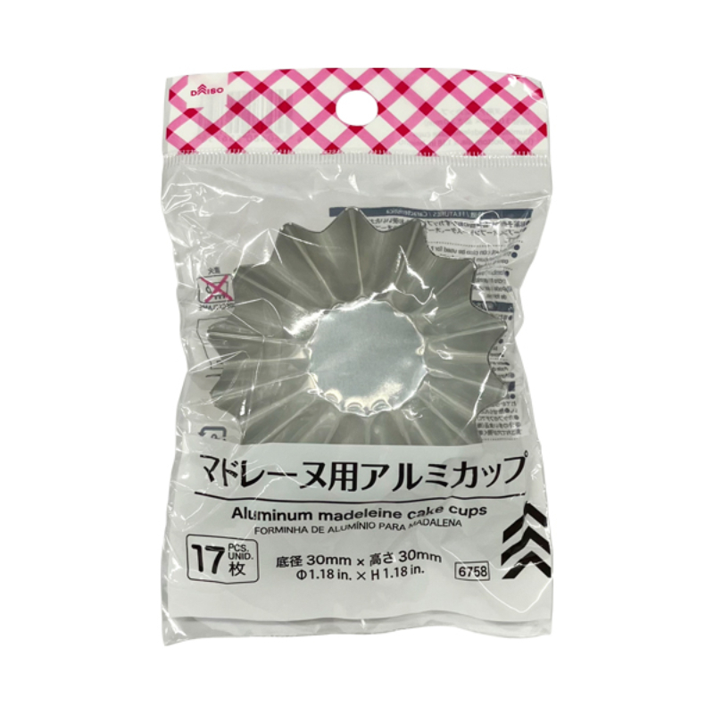 瑪德蓮用鋁杯/17入 30×30mm