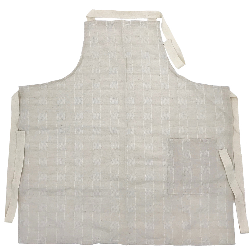 圍裙/印度棉混紡 格紋 70×75cm