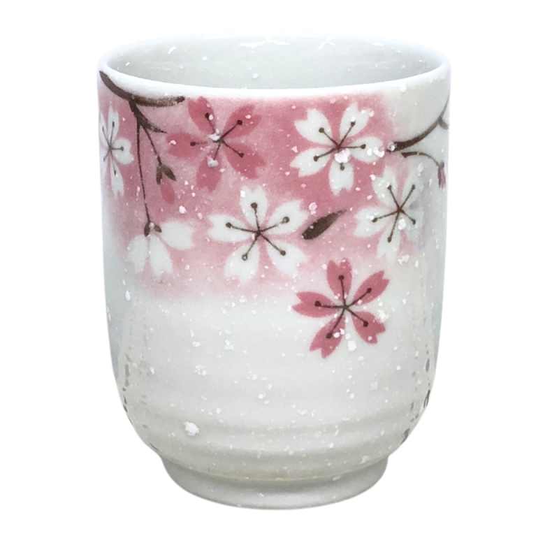 日式茶杯/雙色櫻花 粉紅 Ø6.7×8.2cm
