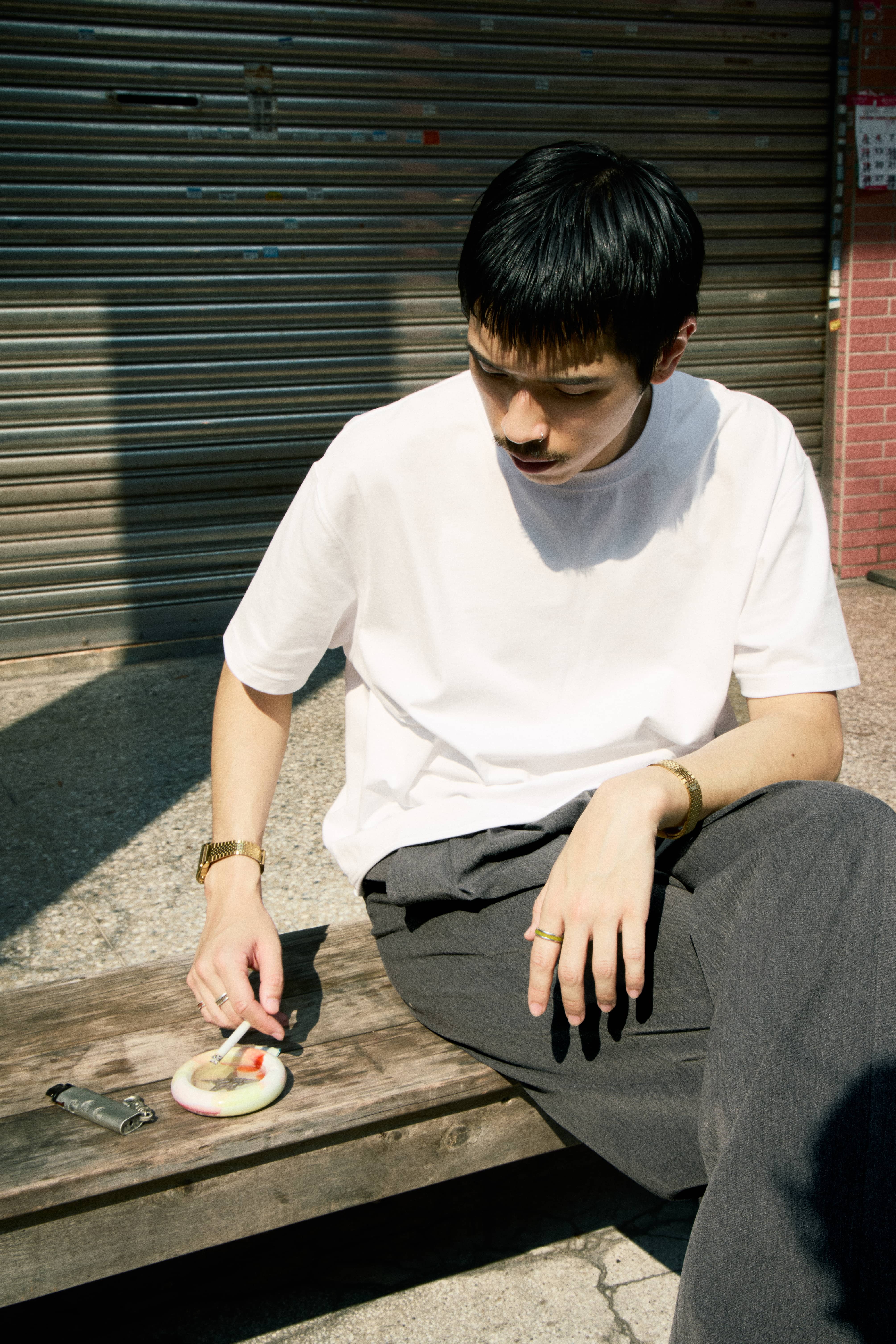【車庫服飾】ESSENCEMADE Raw Edge Boxy Tee