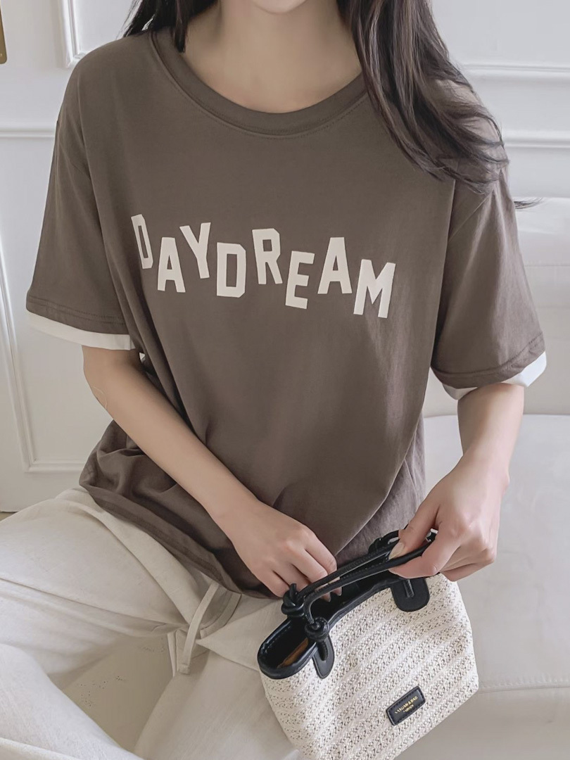 DAYDREAM簡約休閒系列★韓系休閒百搭棉T