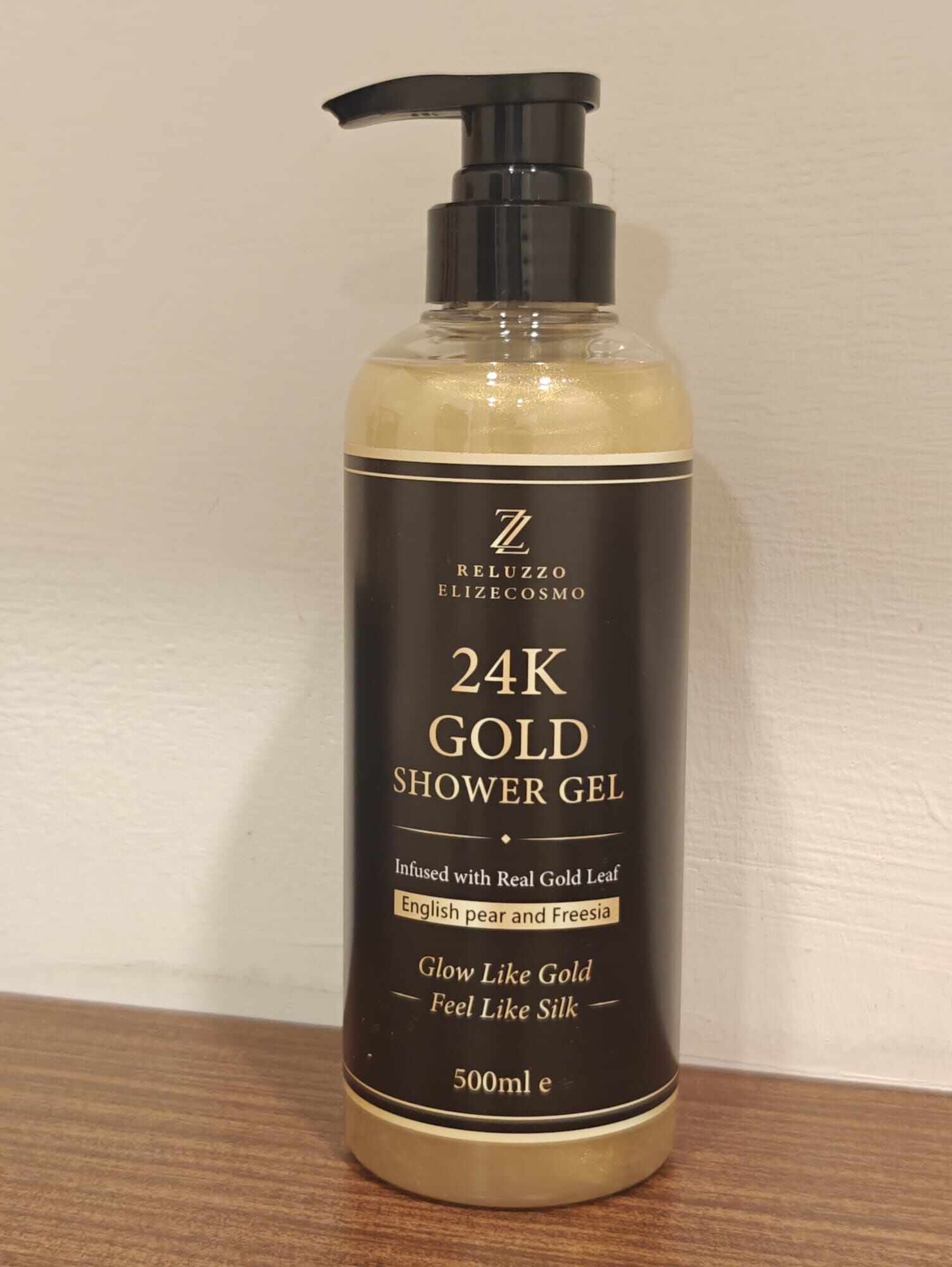 [S] ELIZE RELUZZO X ELIZE COSMO 24K GOLD SHOWER GEL, 4713698866266 (SE76)
