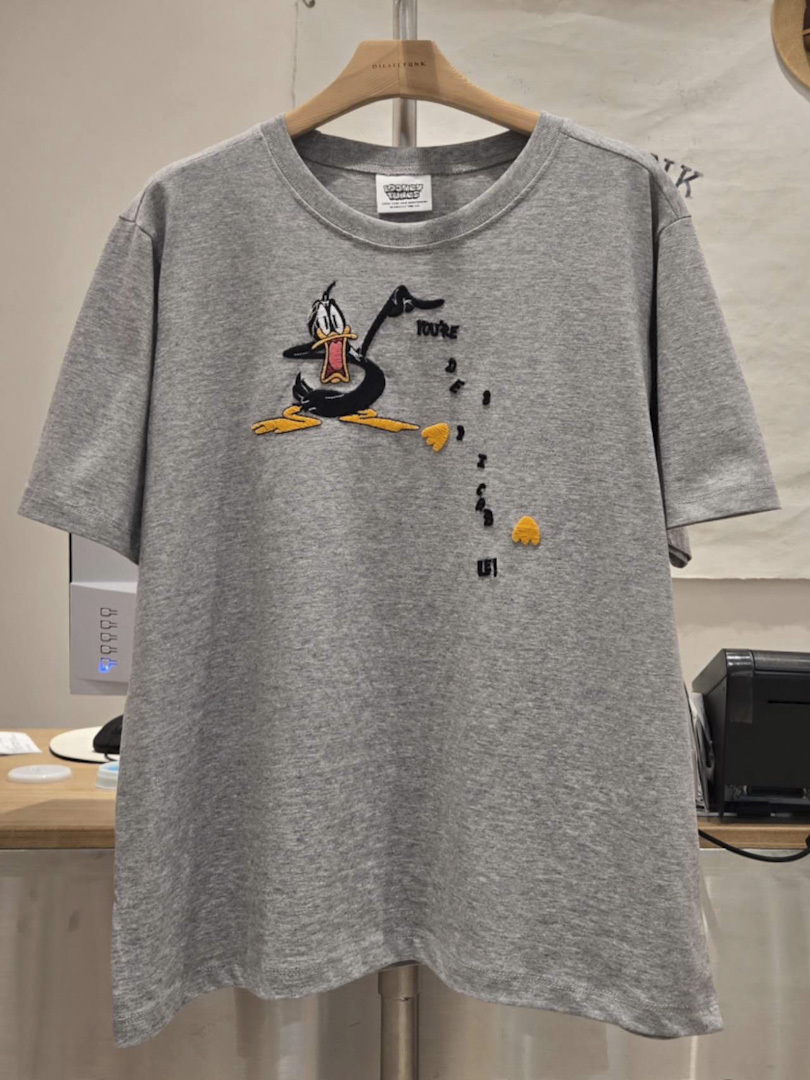 減齡百搭休閒短袖系列★趣味鴨刺繡寬鬆棉T