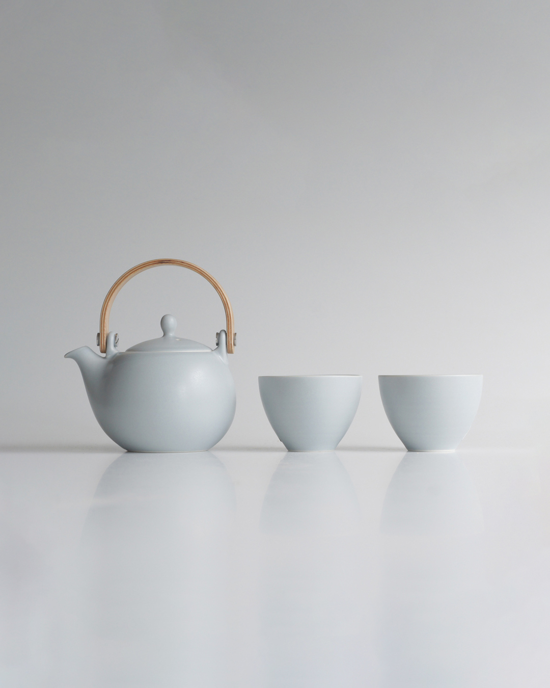 Saliu × 深山 結系列 330ml 5件 茶壺套裝禮盒 灰色｜LOLO