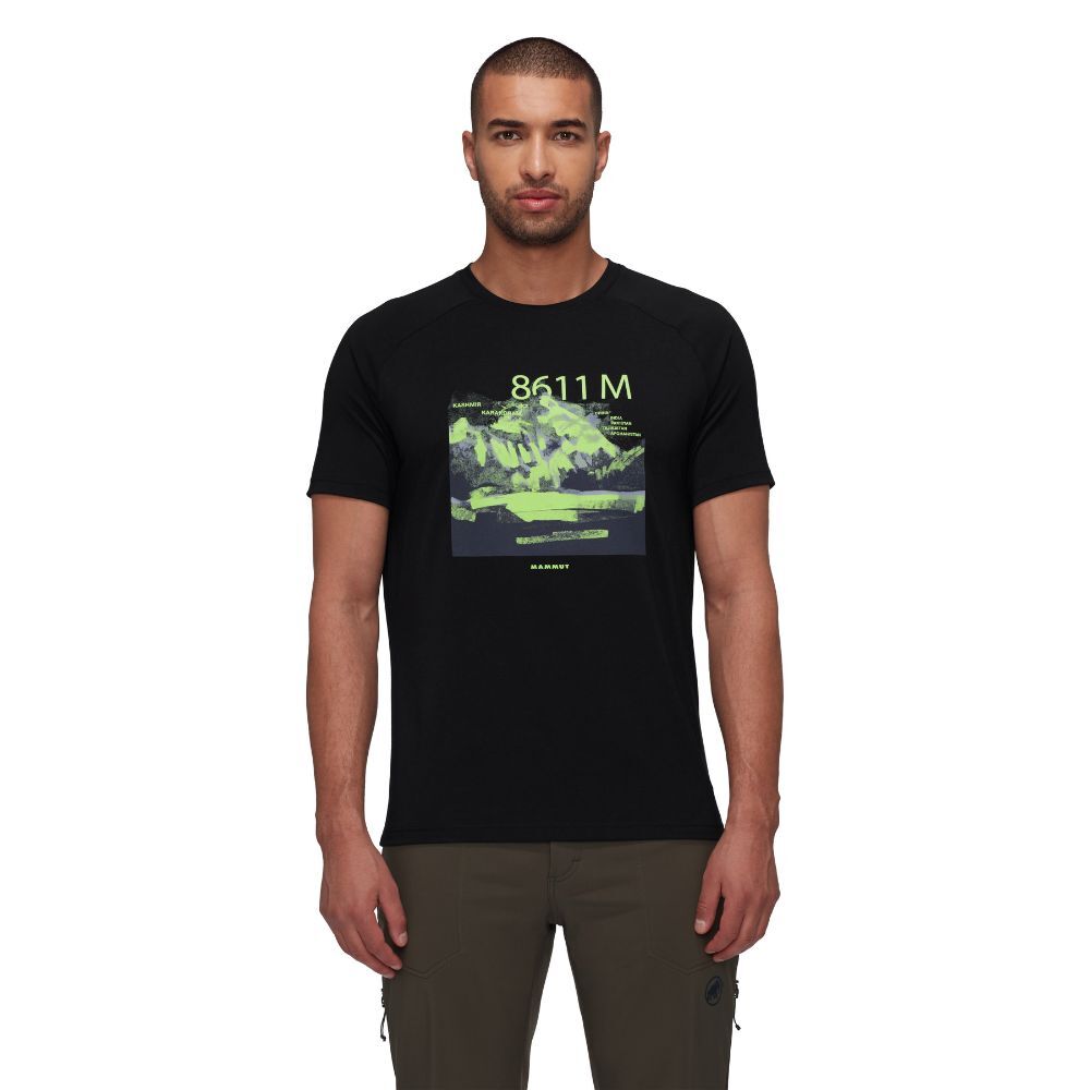 MAMMUT Mountain T-Shirt 8611m 男裝 黑 (M101705293)