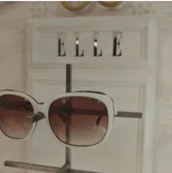 [S] ELIZE ELLE SUNGLASS, WHITE, SE43 (SE43)