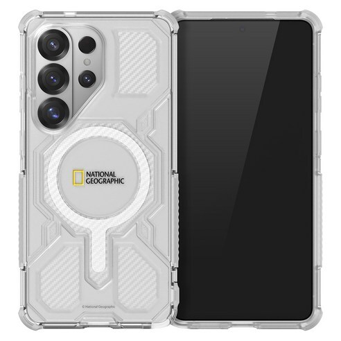National Geographic - Magnetic Rugged Armor - Samsung S26 Ultra Case 高度防撞半透明磁吸充電手機硬殼