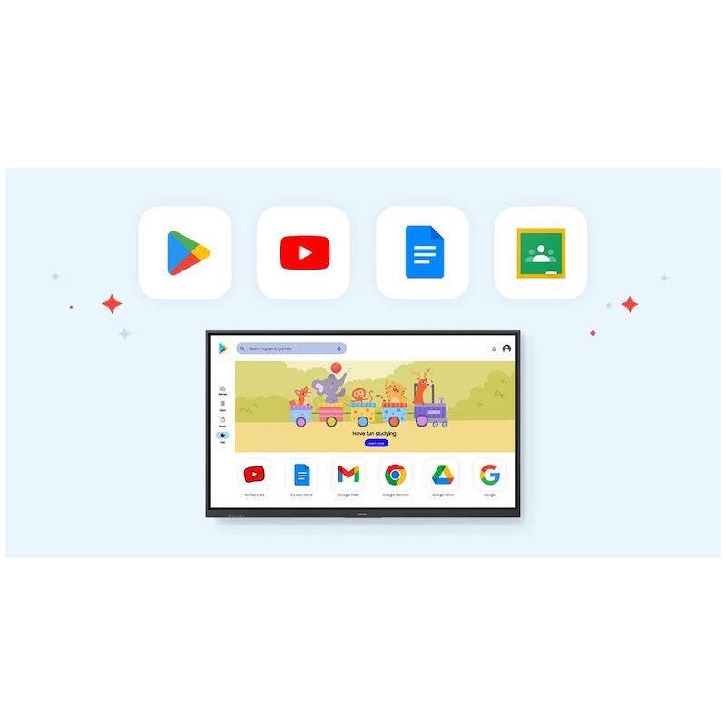 DTSL_Samsung 86_ WA86F Interactive Display_Effortless Access to Google Services