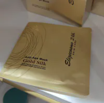 [S] ELIZE 24K GOLD SILK PROTEIN MASK, SINGLE PIECE, SE46 (SE46)