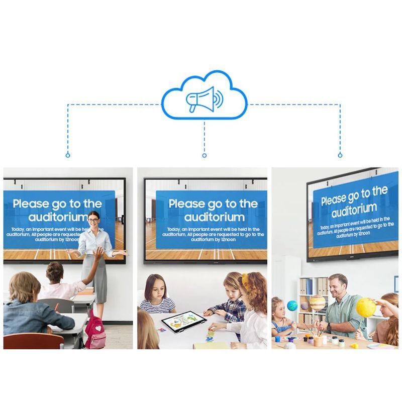 DTSL_Samsung 86_ WA86F Interactive Display_Notify Across Multiple Devices Immediately