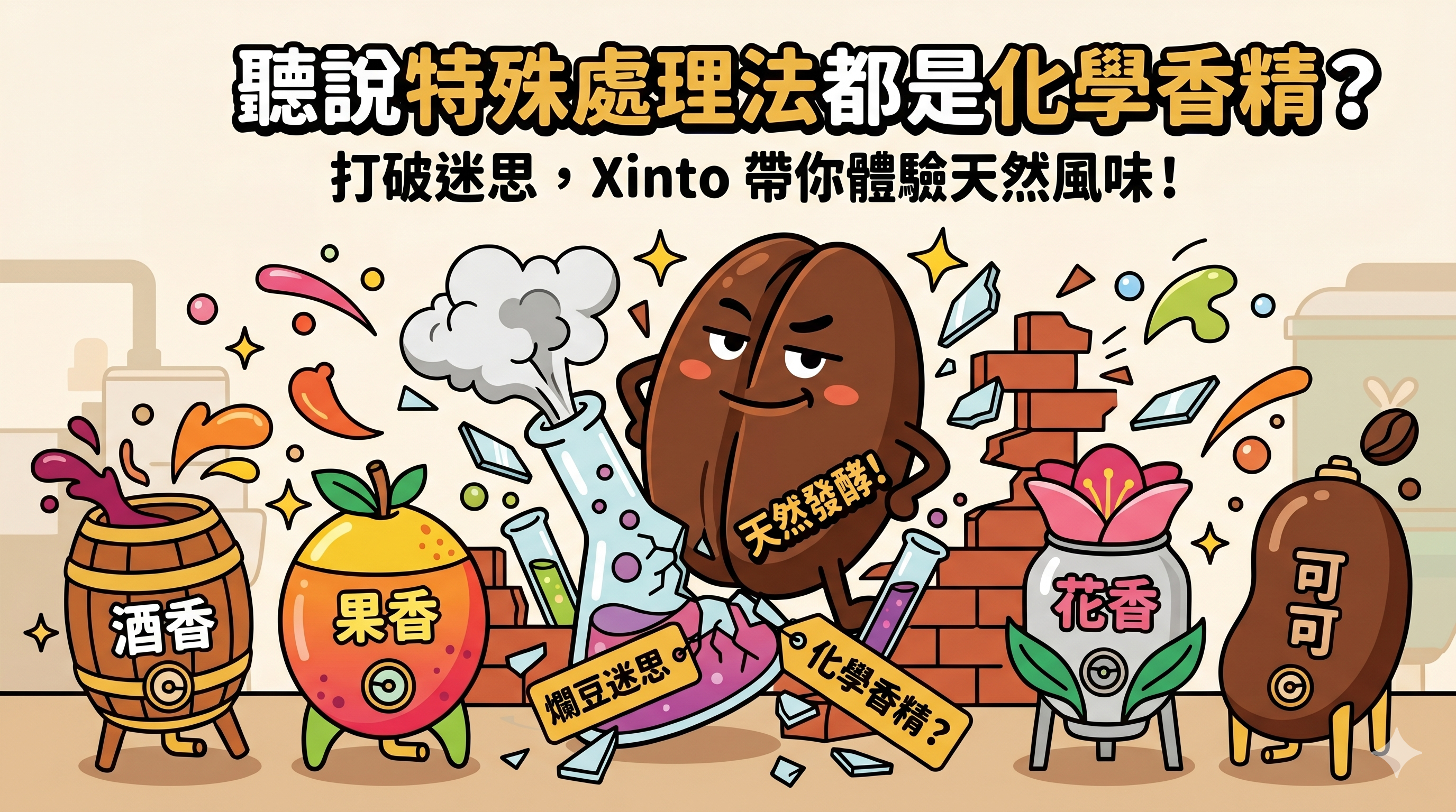 聽說特殊處理法都是化學香精？打破迷思，Xinto帶你體驗天然風味