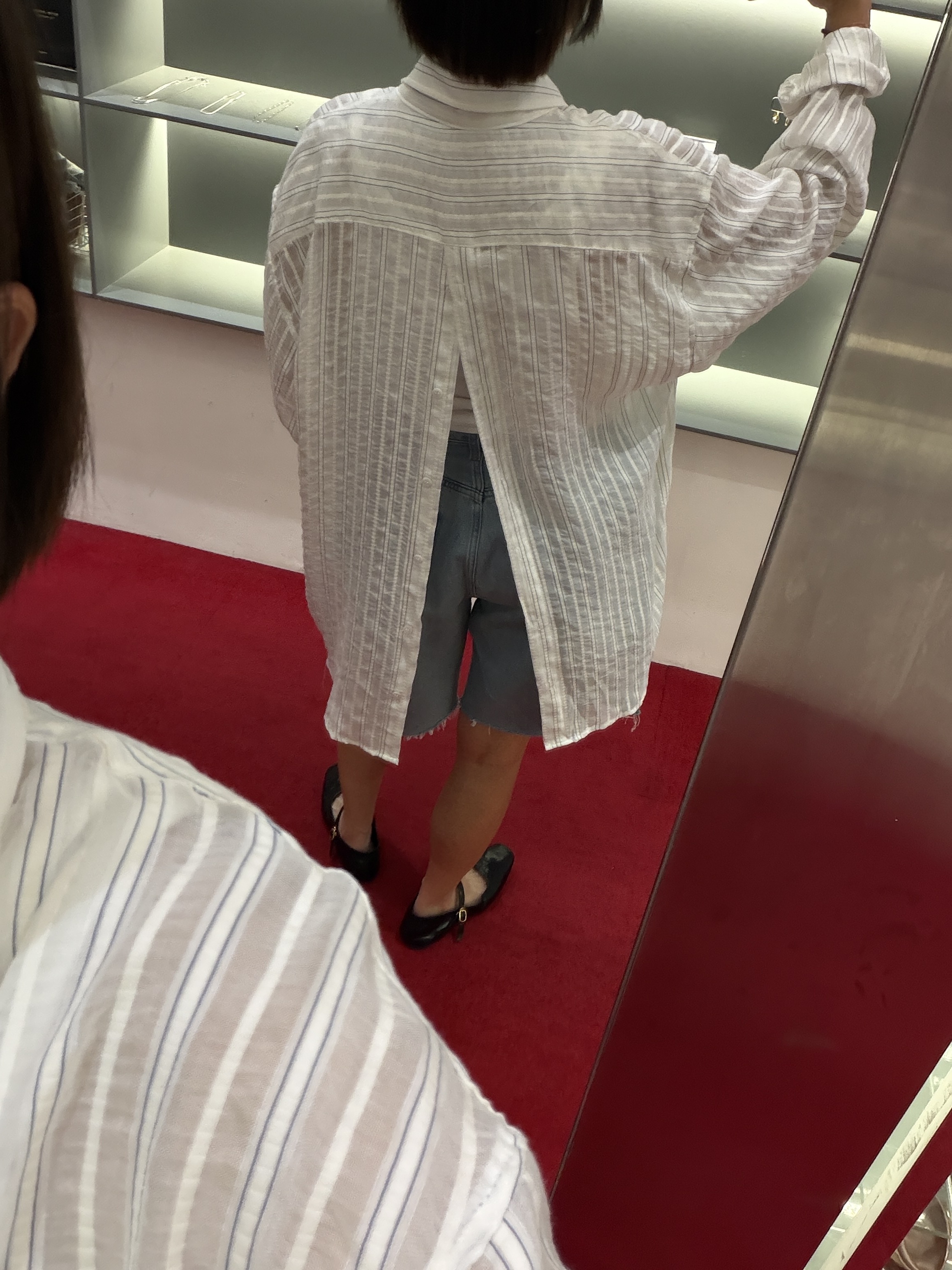Linen striped shirt