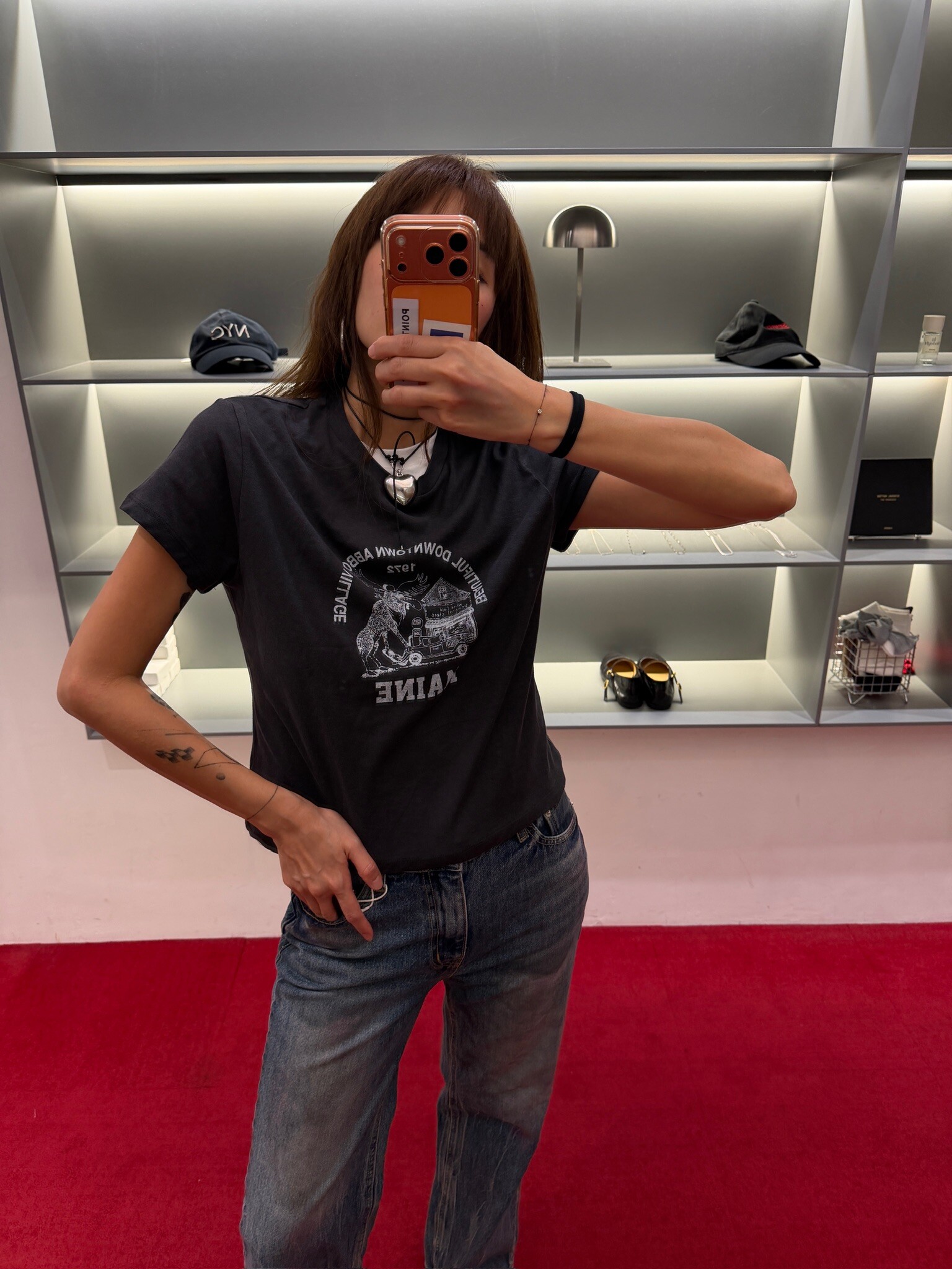 Little print tee