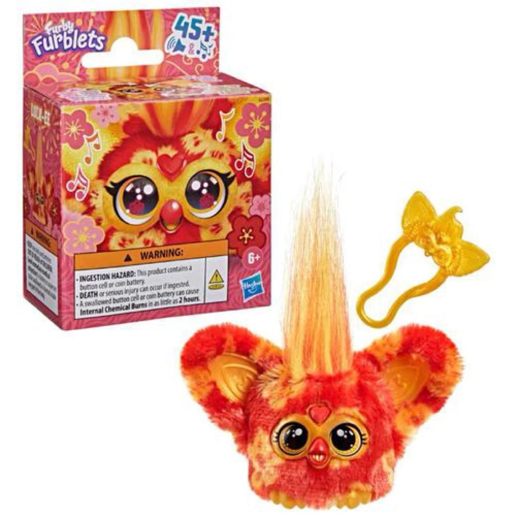 【玩具研究中心】孩之寶 Furby Furblets 菲比小精靈 迷你電子絨毛玩偶 新年版