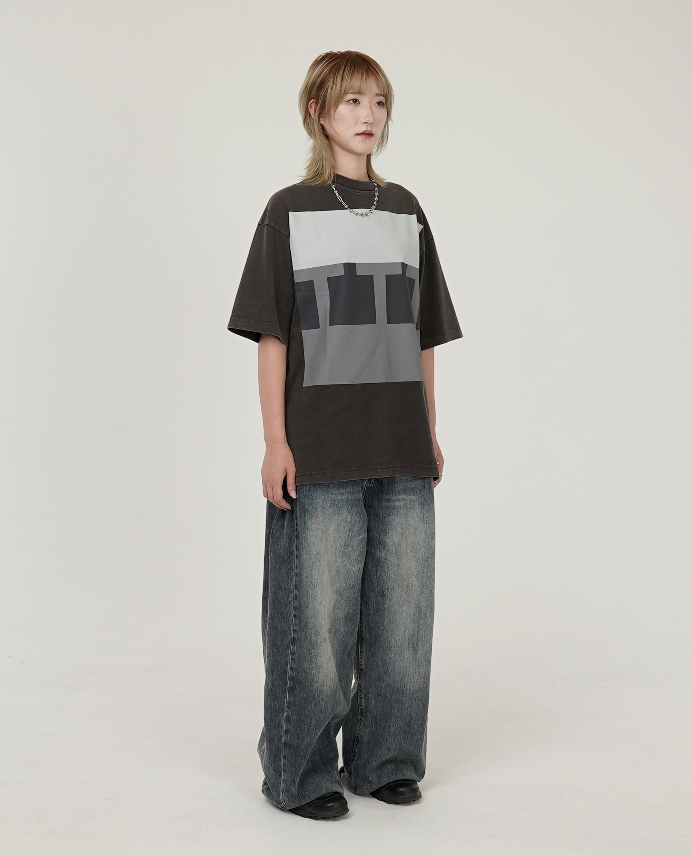 The Trilogy Tapes BLOCK T-SHIRT - 26SS