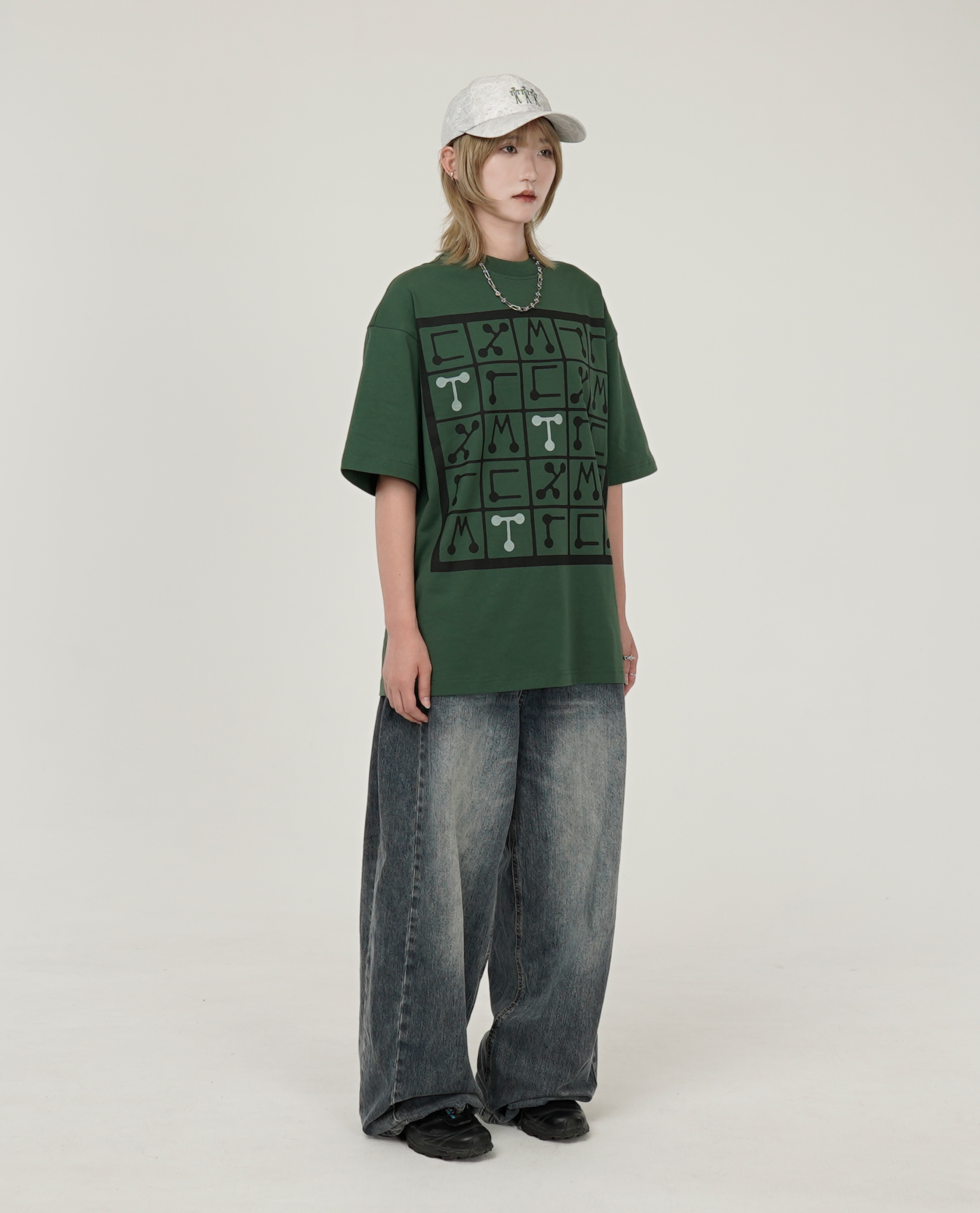 The Trilogy Tapes SQUARES T-SHIRT - 26SS