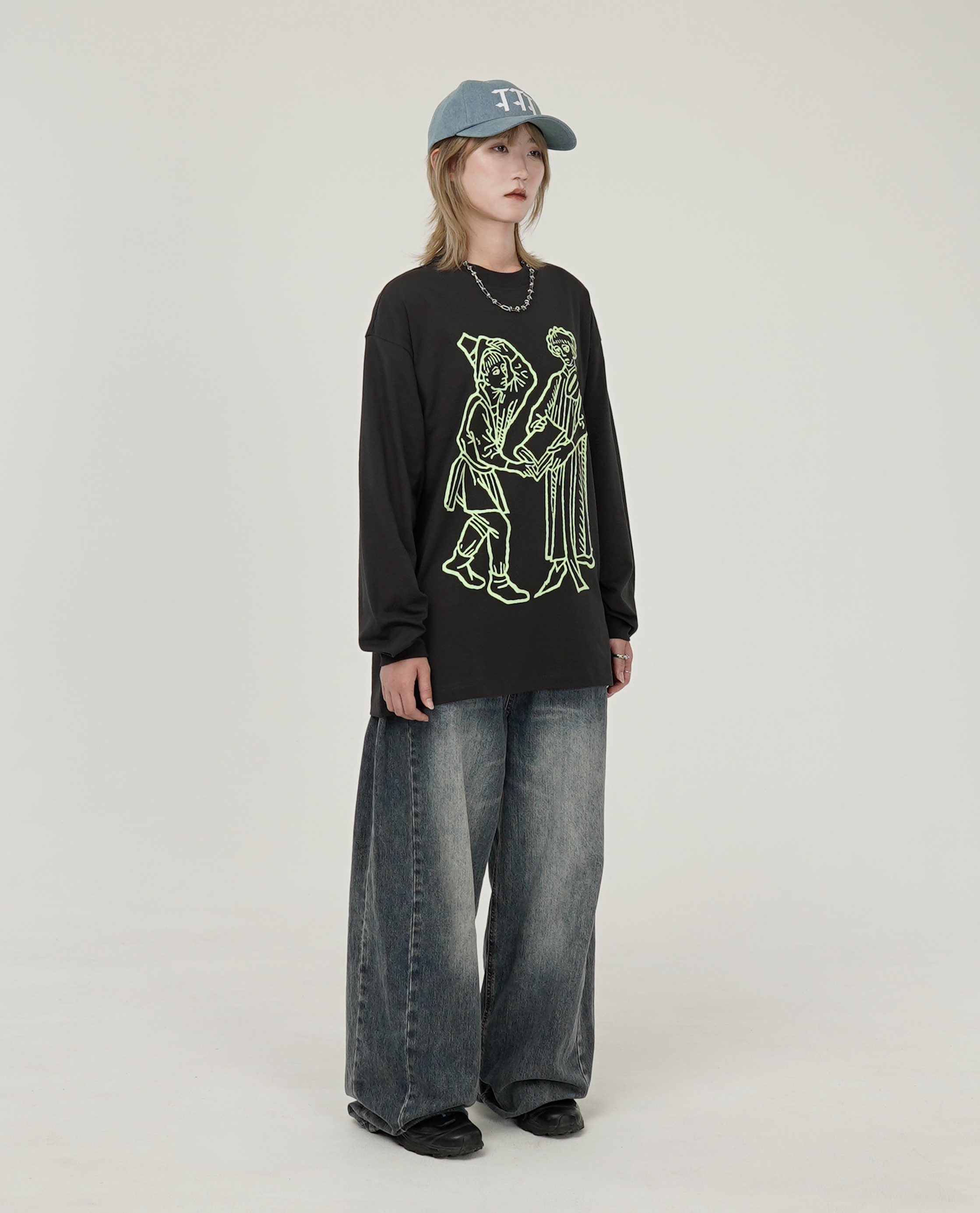 The Trilogy Tapes BASTARDA GLOW-IN-THE-DARK LONGSLEEVE - 26SS