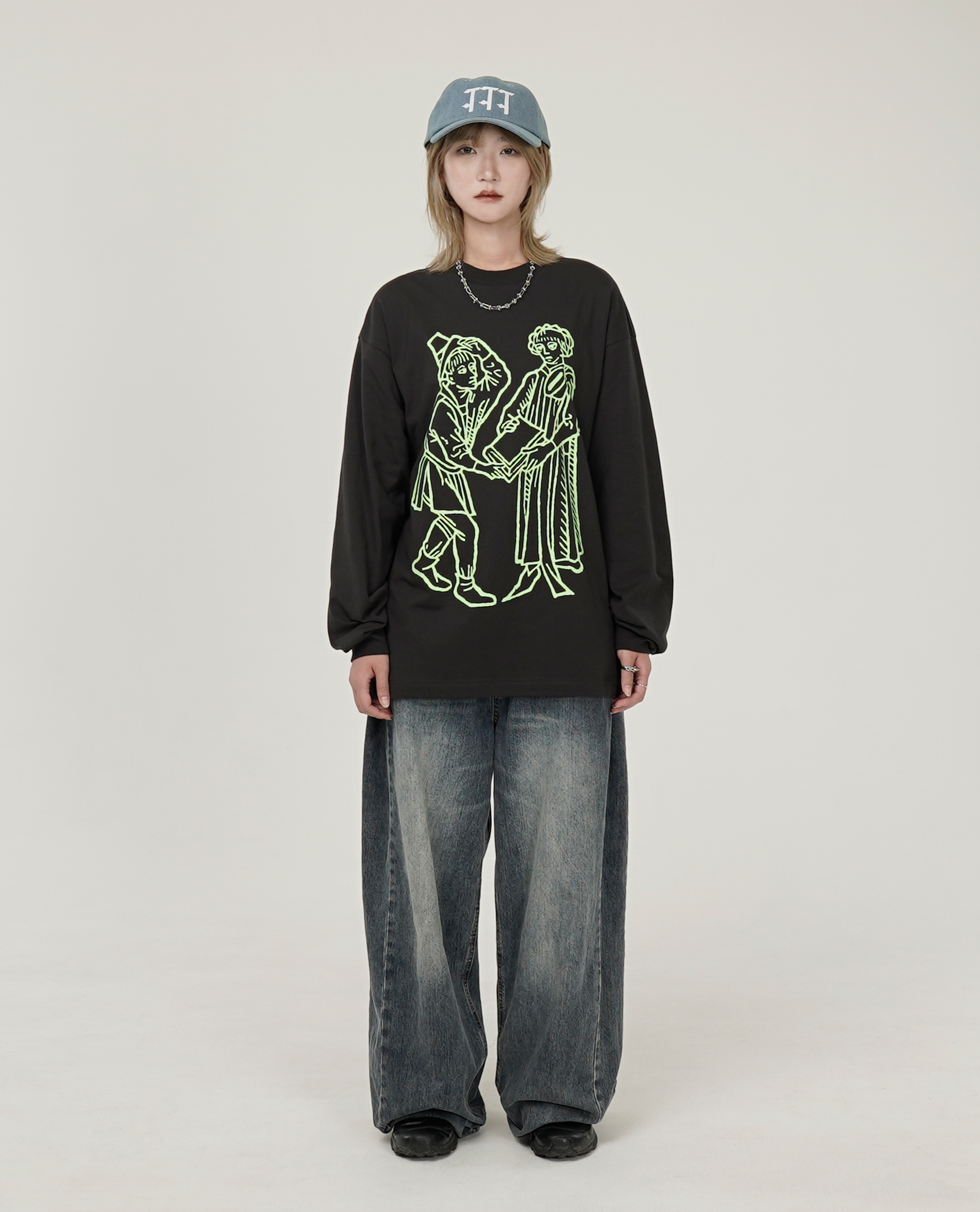 The Trilogy Tapes BASTARDA GLOW-IN-THE-DARK LONGSLEEVE - 26SS
