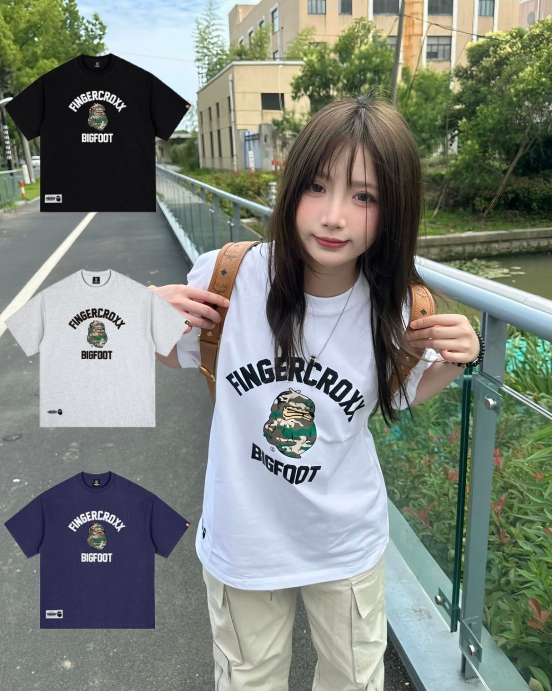 I.T集團 Fingercroxx FGXX 猿人 "BIGFOOT" 寬鬆純棉短袖 FGXTEW0000210