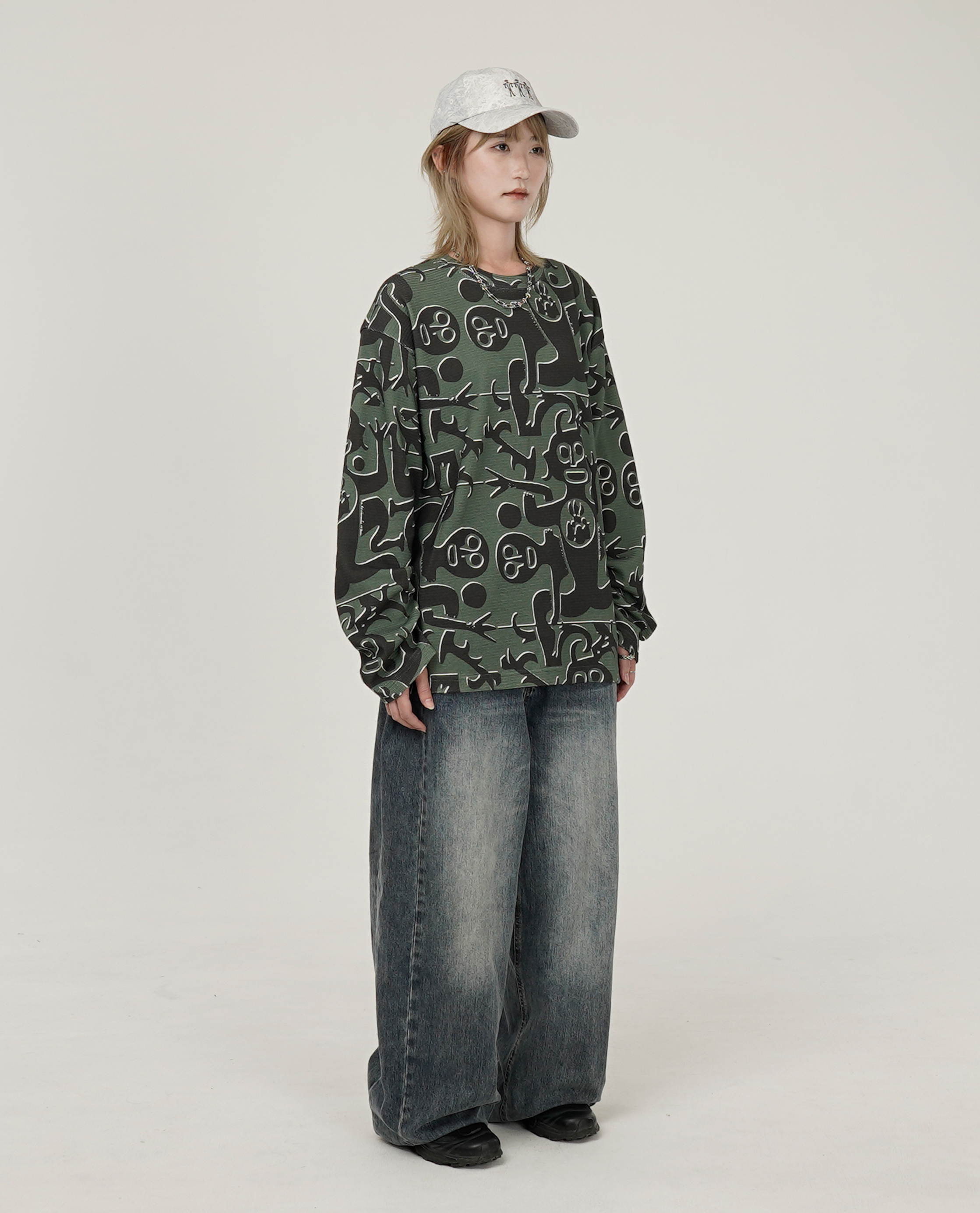 The Trilogy Tapes ENTITY WAFFLE LONGSLEEVE - 26SS