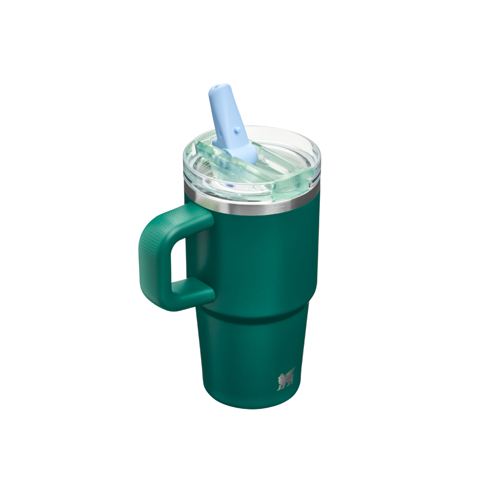 STANLEY 防漏吸管隨手杯 0.59L / 風暴綠