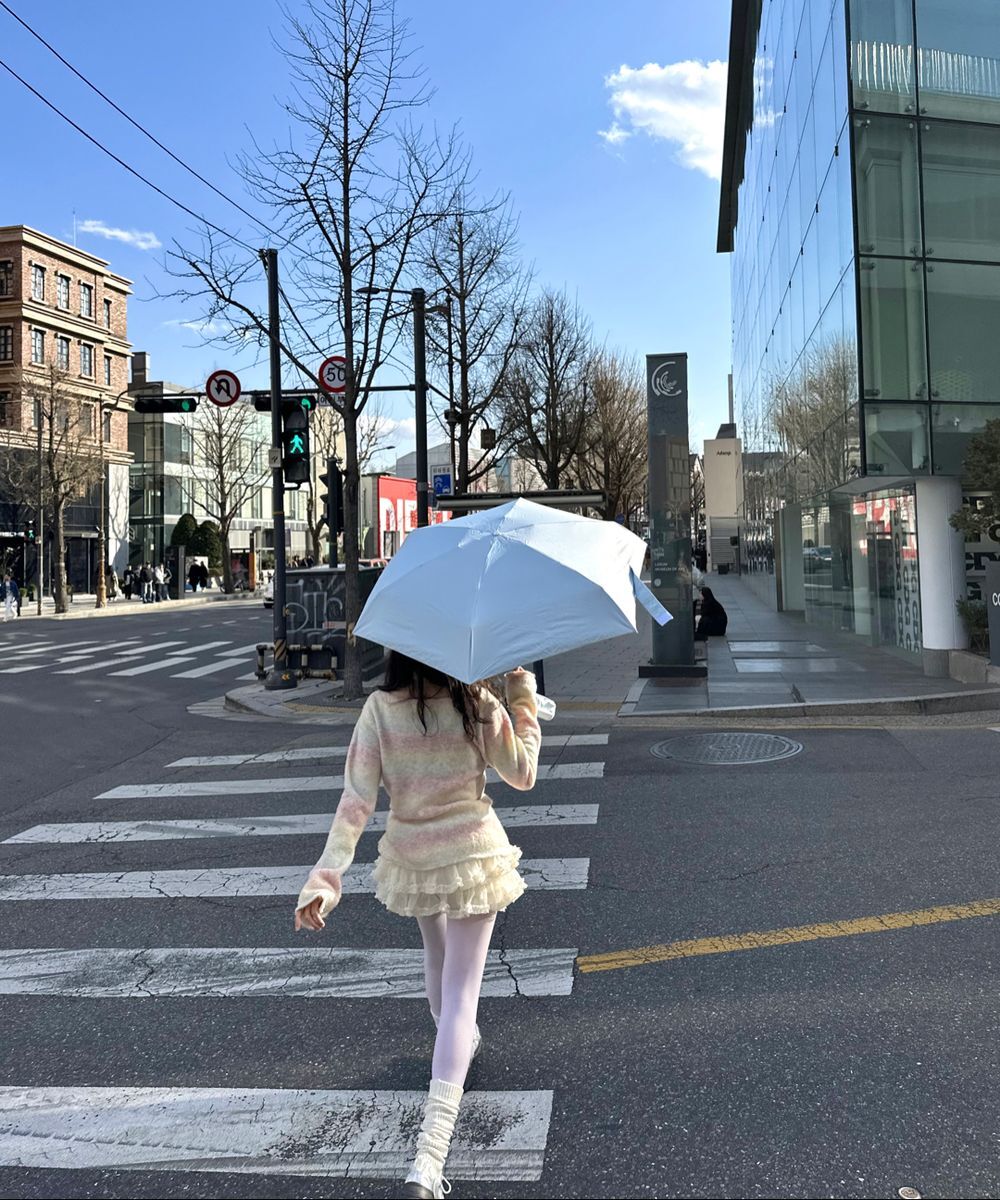 #預購 🇰🇷韓國 almostblue ALMOSTBLUE CUPID 素色款 折疊晴雨傘