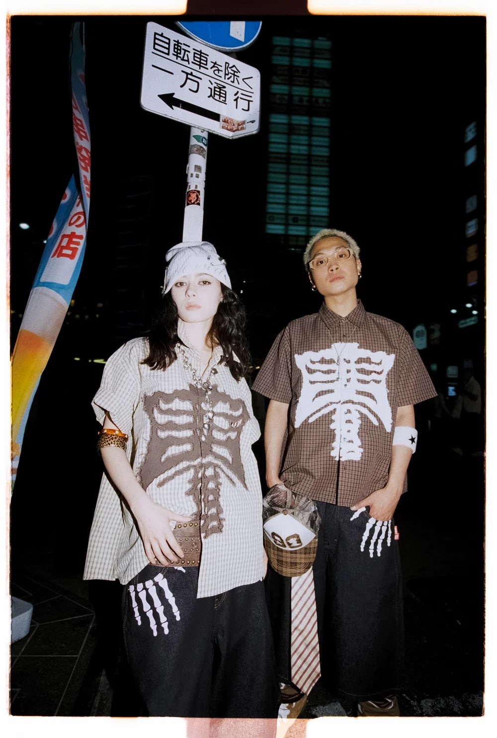 【日本限時連線代購】9090 Bone Stripe S/S Shirt 美式復古 骨頭條紋 寬鬆落肩 短袖襯衫 三色