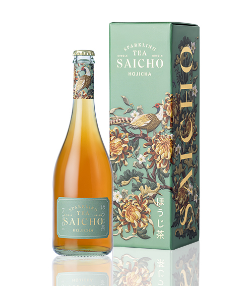 Saicho Hojicha Sparkling Tea (750ml) [With Gift Box]
