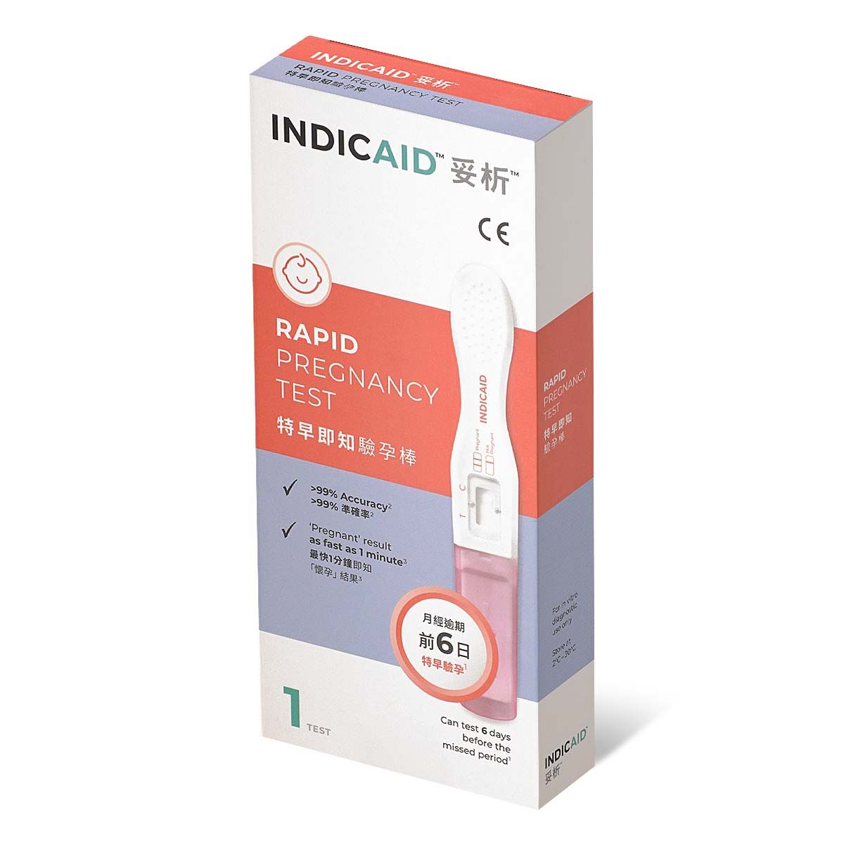 INDICAID 妥析 特早即知驗孕棒