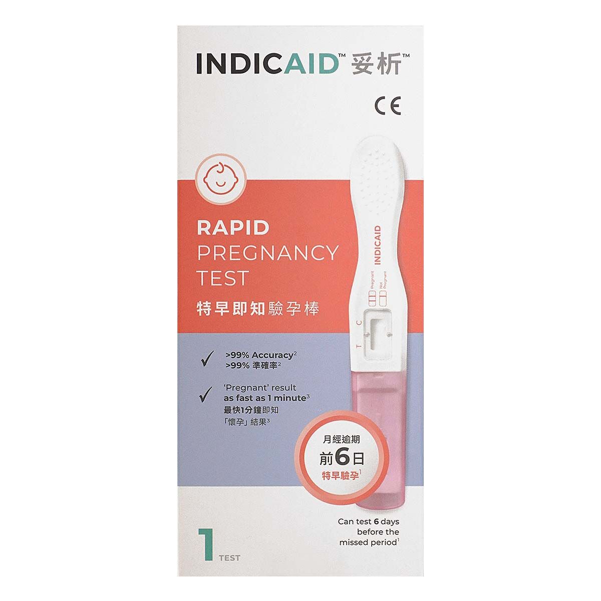 INDICAID 妥析 特早即知驗孕棒
