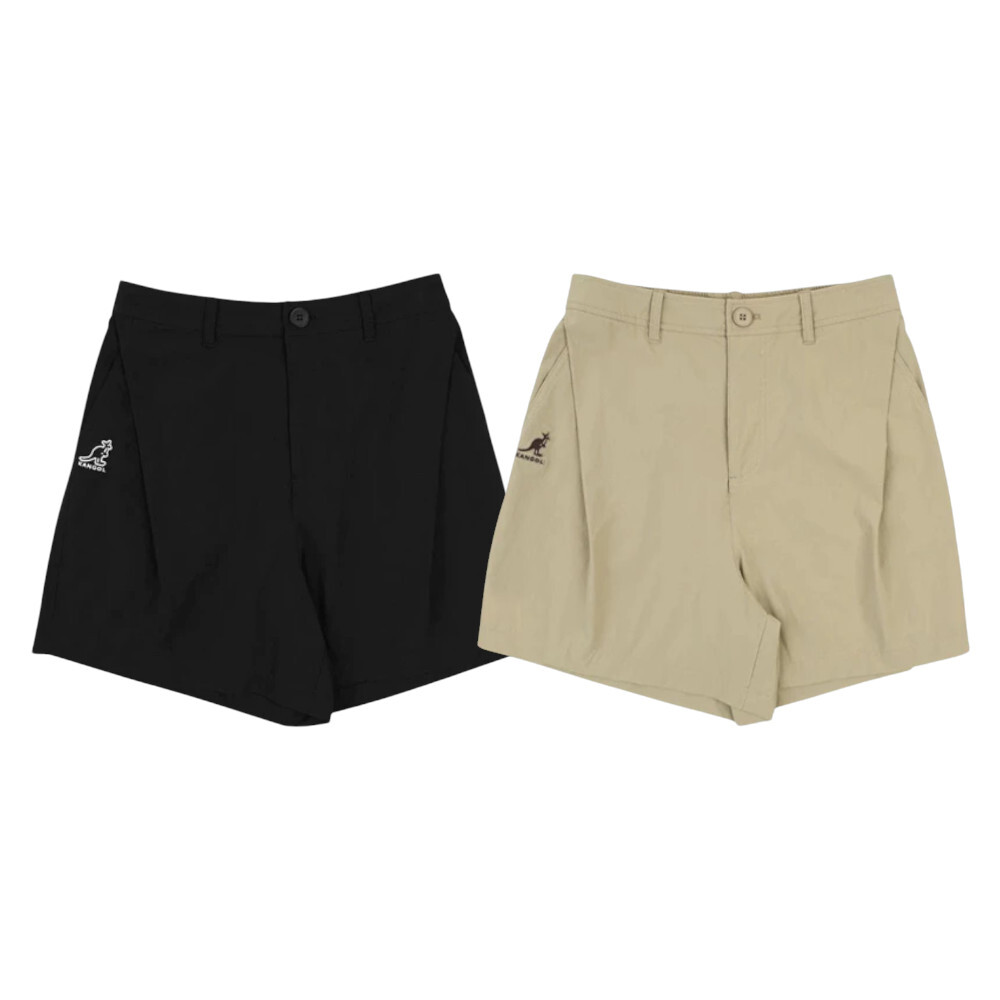 KANGOL 短褲 黑 卡其 休閒褲 套裝 女 6622126020 6622126032